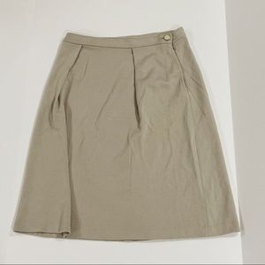 St. John Vintage Short Tan Skirt